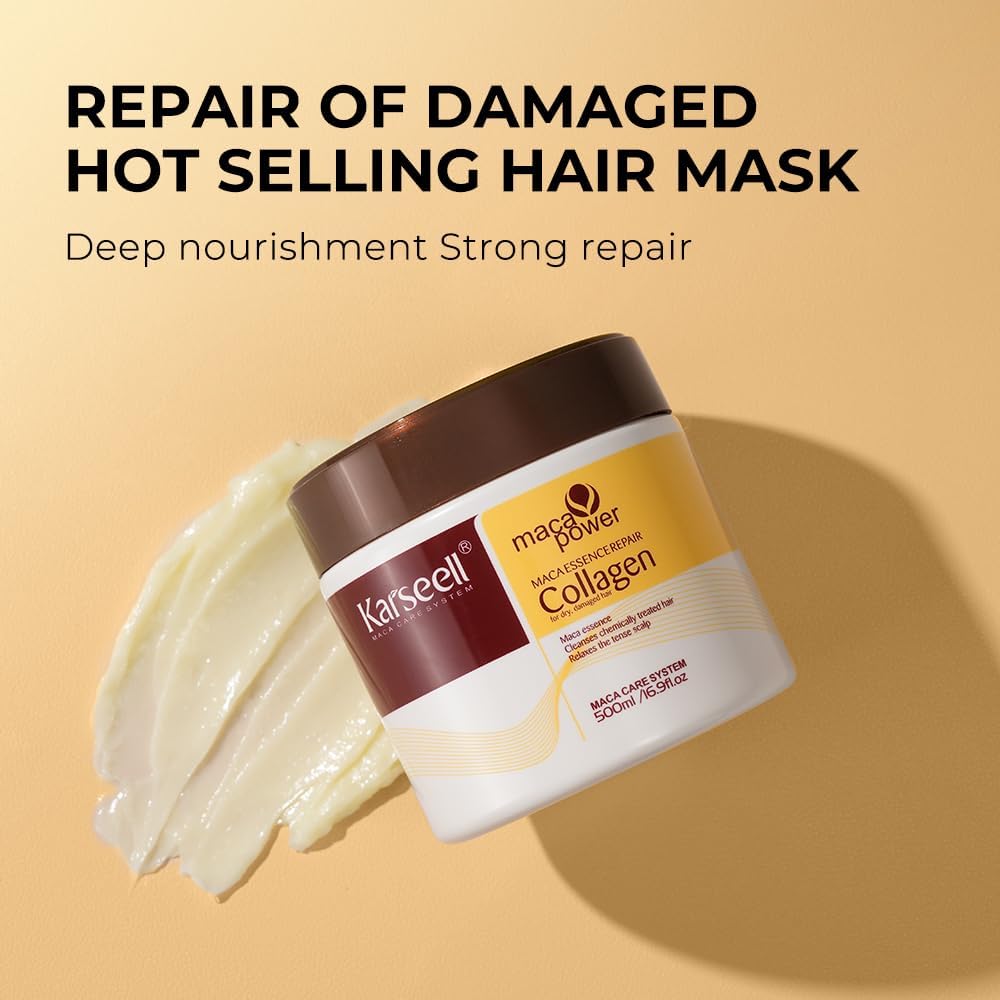 Karseell Collagen Hair Care Repair Set / مجموعة كارسيل للعناية بالشعر بالكولاجين وإصلاحه