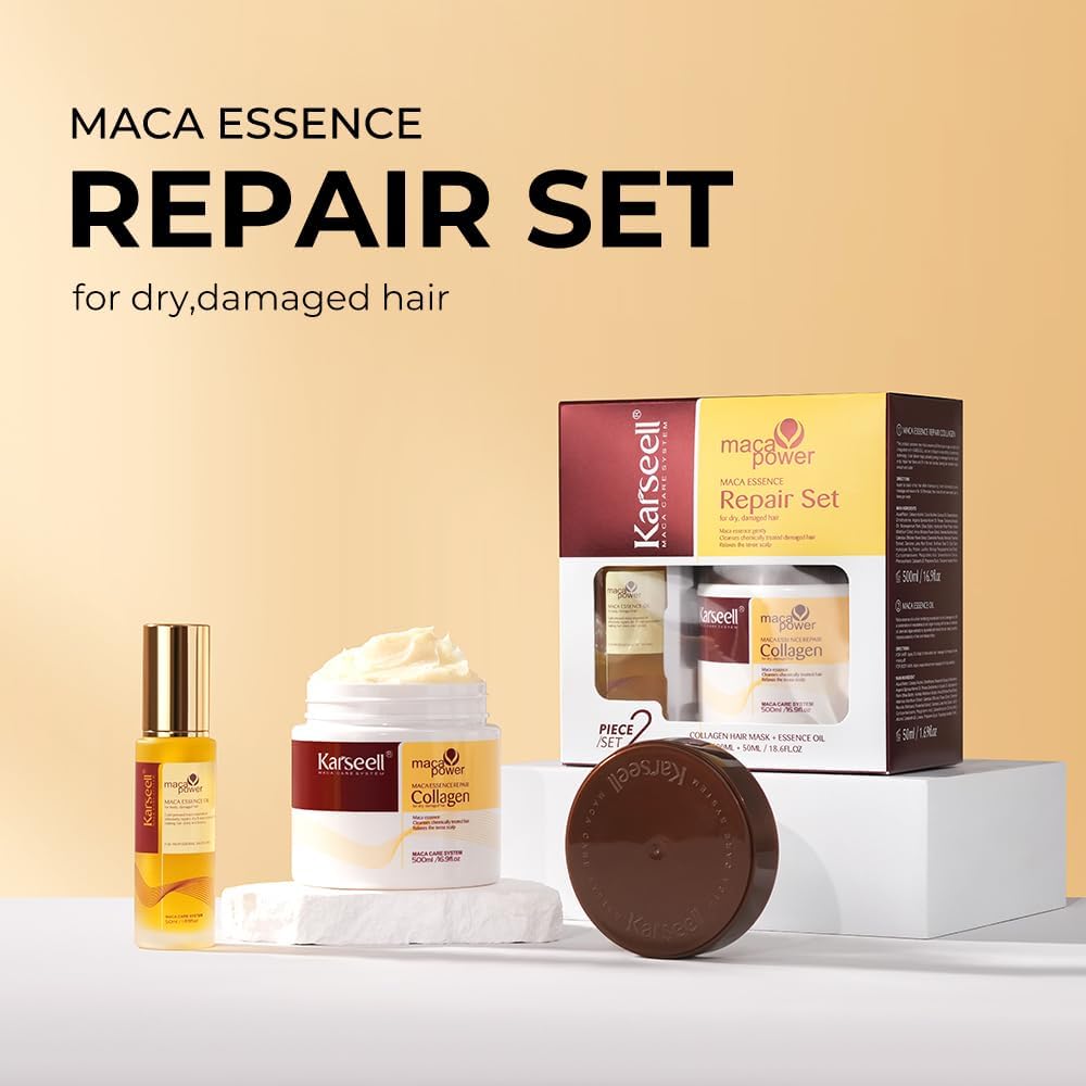 Karseell Collagen Hair Care Repair Set / مجموعة كارسيل للعناية بالشعر بالكولاجين وإصلاحه